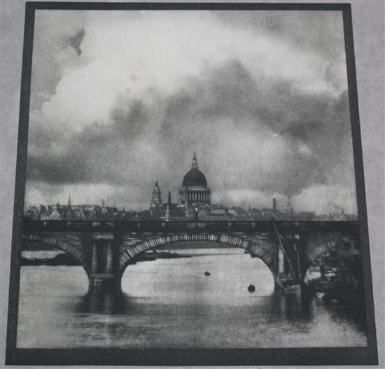 Coburn Alvin Langdon, London , folio of black and white plates detailing scenes of London,